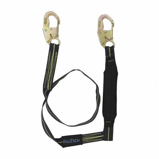 Shock-Absorbing Lanyard Black