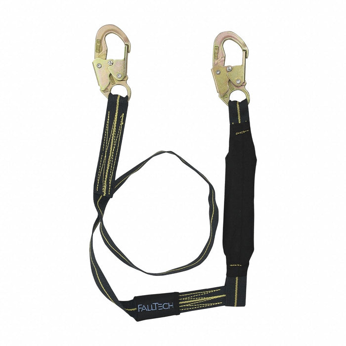 Shock-Absorbing Lanyard Black