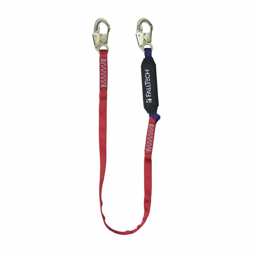 Shock-Absorbing Lanyard Red