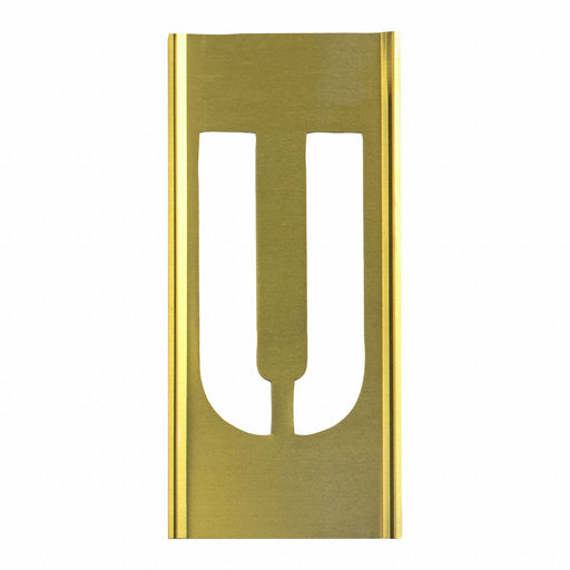 Individual Stencil Letter Brass