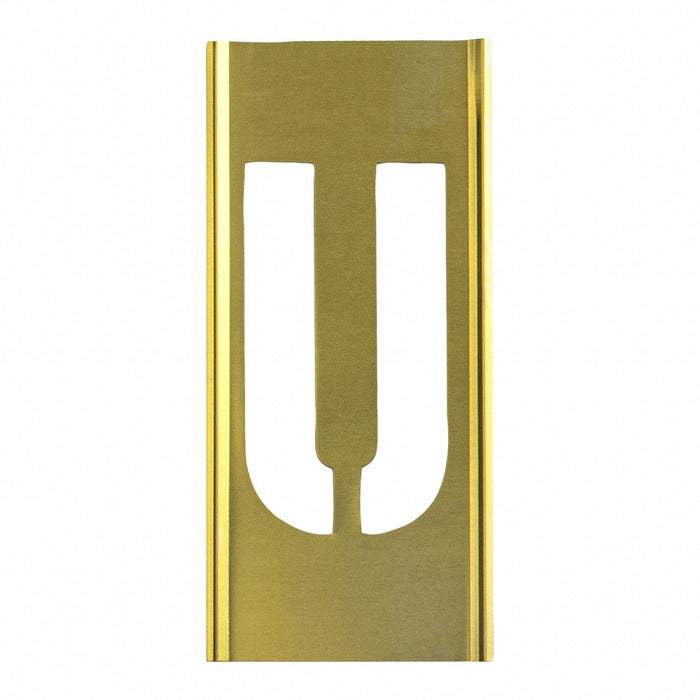 Individual Stencil Letter Brass