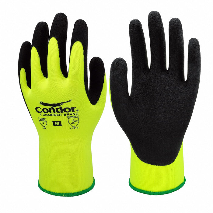 Coated Gloves Polyester Latex L PR