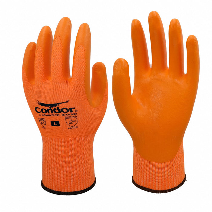 Cut-Resistant Gloves A2 Polyester NBR PR