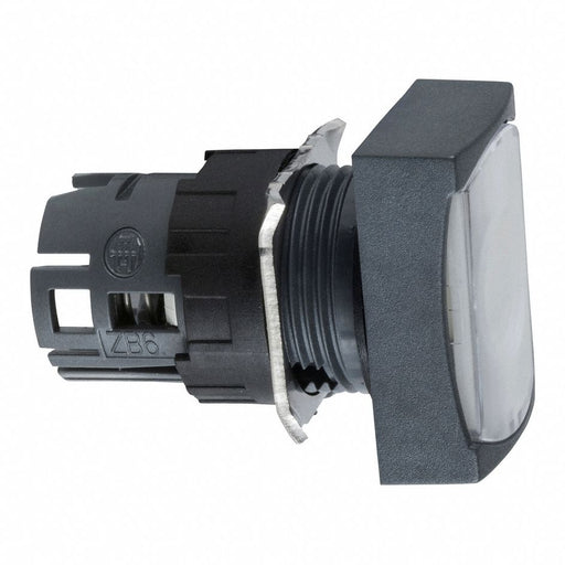 Flush Push Button White No Lamp 16mm