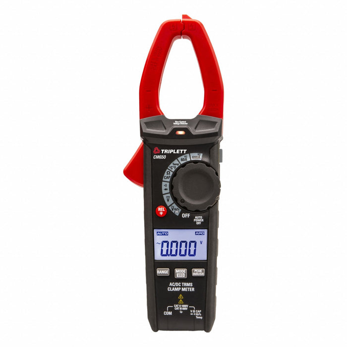 DigitalClampMeter TRMS 600A 1000VAC