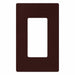 Wallplate 1-Gang Decora Brown