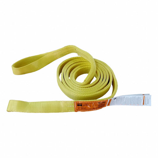 Web Sling Yellow Flat Eye Nylon