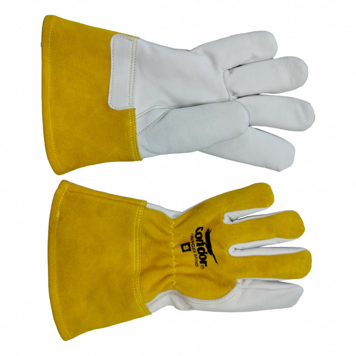 Welding Gloves S White/Yellow PR