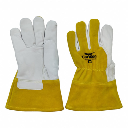 Welding Gloves M White/Yellow PR