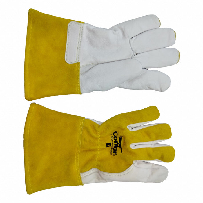 Welding Gloves L White/Yellow PR