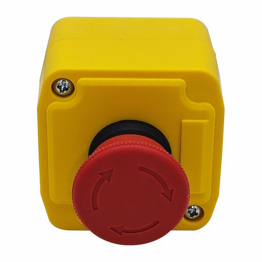 Control Station Feed-Thru Hub Style Red