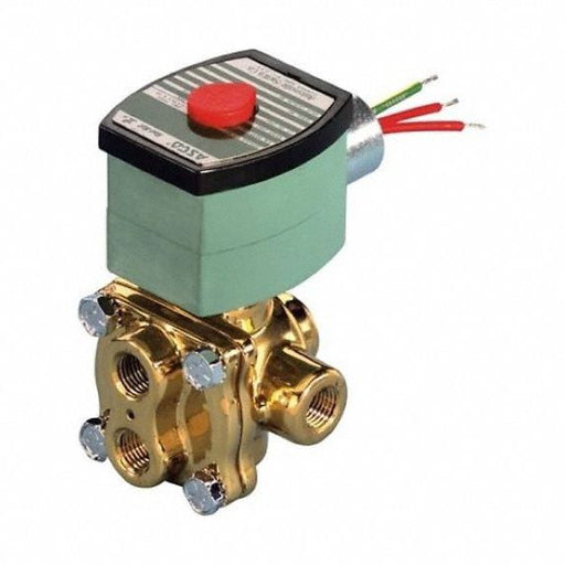 Solenoid Valve Brass Air Inert Gas 1/4 