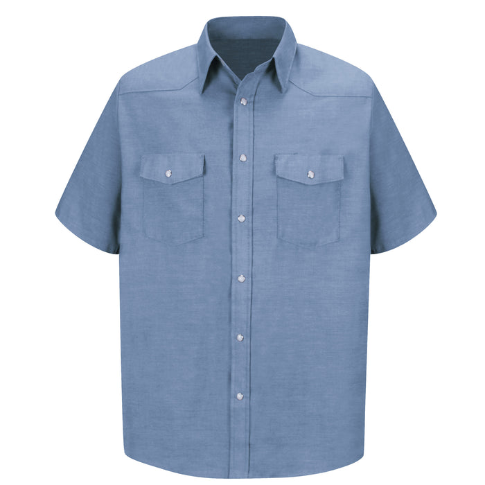 Men's Short Sleeve Deluxe Western Style Shirt