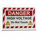 Safety Sign 6 1/2 H High Voltage Legend