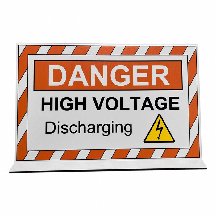 Safety Sign 6 1/2 H High Voltage Legend