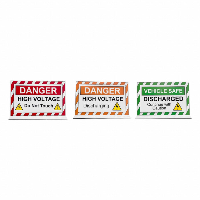 Safety Sign 6 1/2 H High Voltage Legend