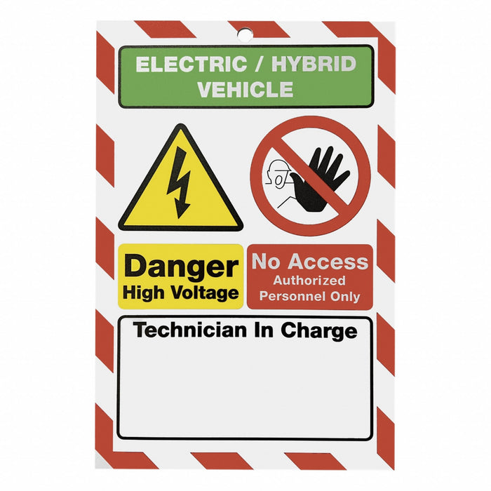 Safety Sign 10 H High Voltage Legend