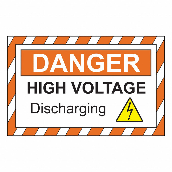 Safety Sign 10 H High Voltage Legend