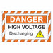 Safety Sign 10 H High Voltage Legend
