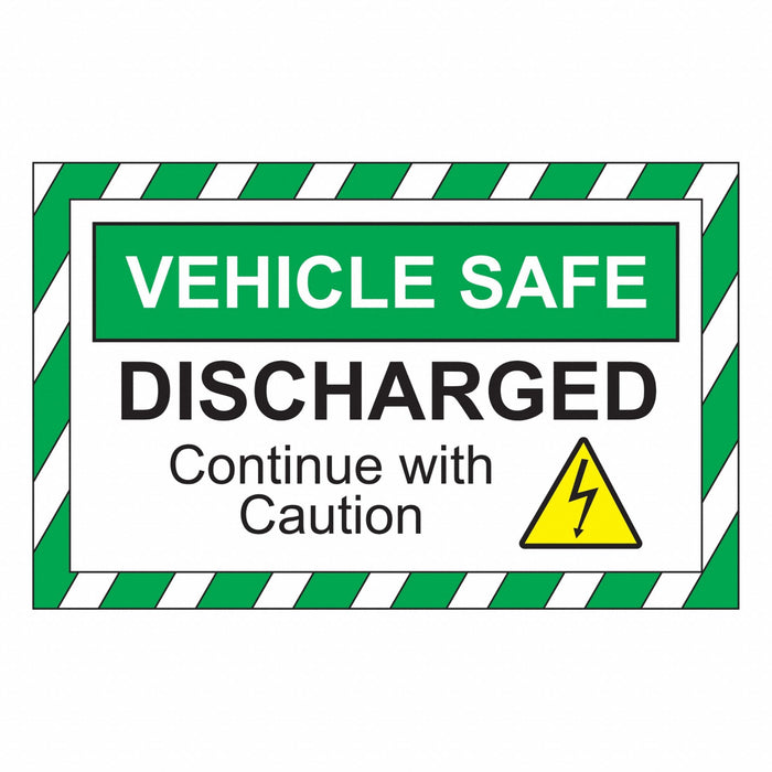 Safety Sign 10 H Vehicle Safe Legend