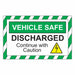 Safety Sign 10 H Vehicle Safe Legend