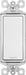 Wall Switch White 15 A