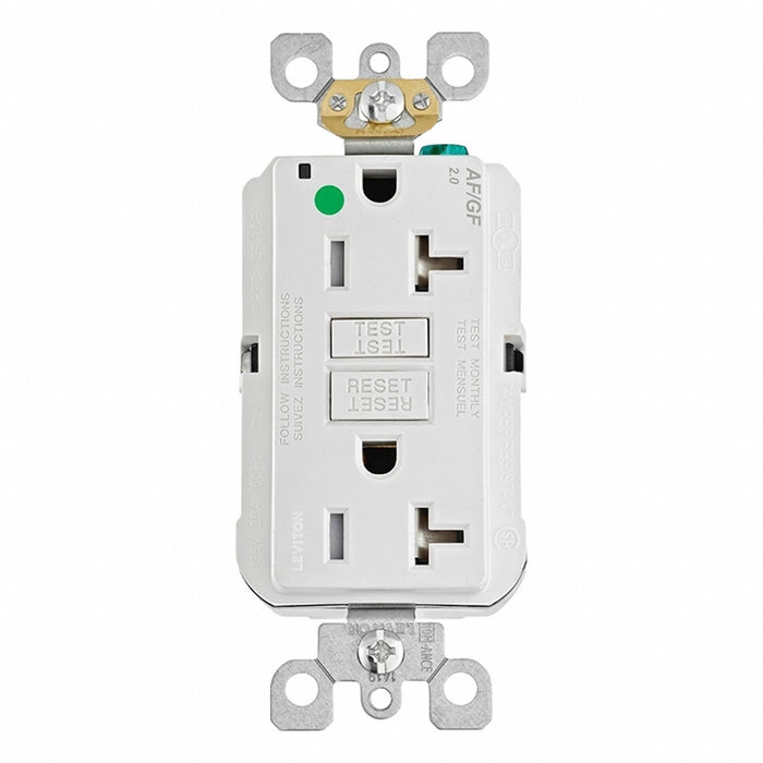 Receptable Outlet Hospital Grade White