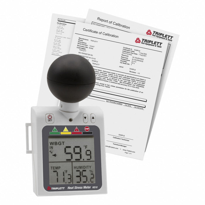 Heat Stress Monitor White AAA Battery