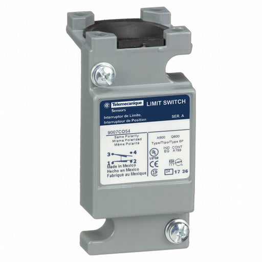 CompctLimitSwtchBody PlugIn Zinc 1NO/1NC