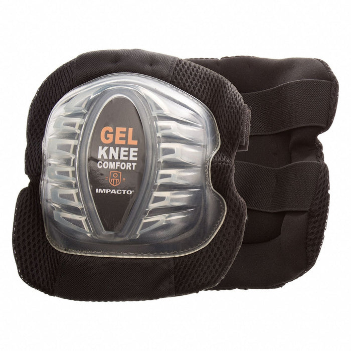 Knee Pad UNIV Hook/Loop Black/Clear PR