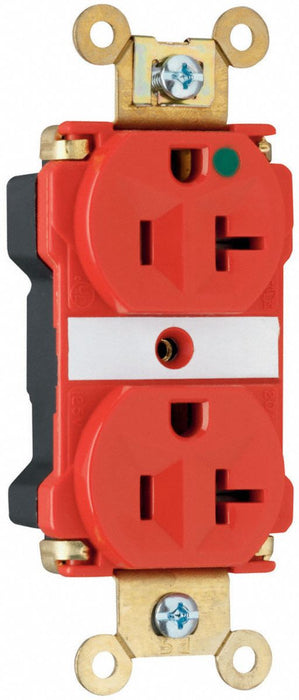 Receptacle 125V AC Red