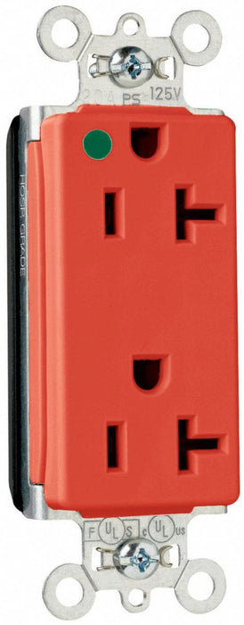 Receptacle 125V AC Red