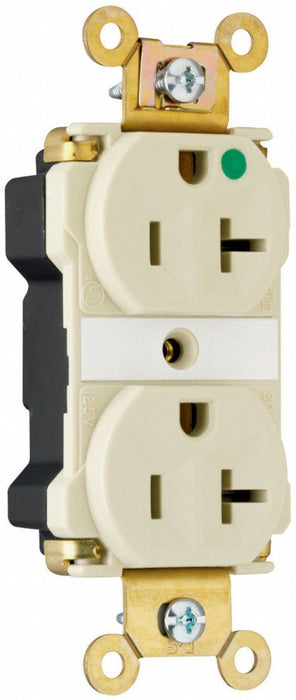 Receptacle 125V AC Ivory