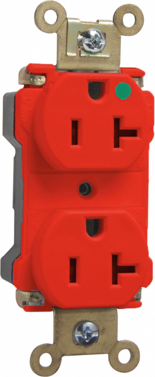 Receptacle 125V AC Red