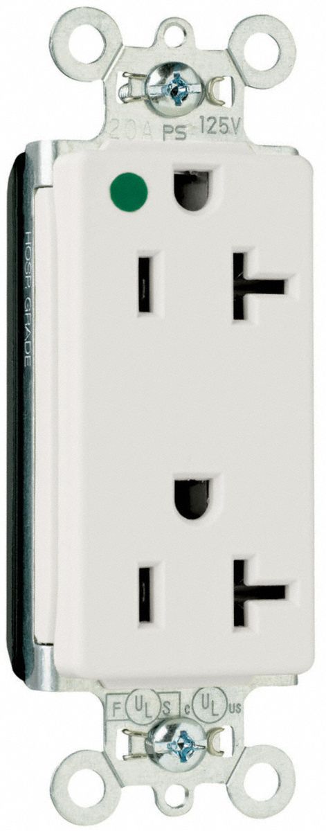 Receptacle 125V AC White
