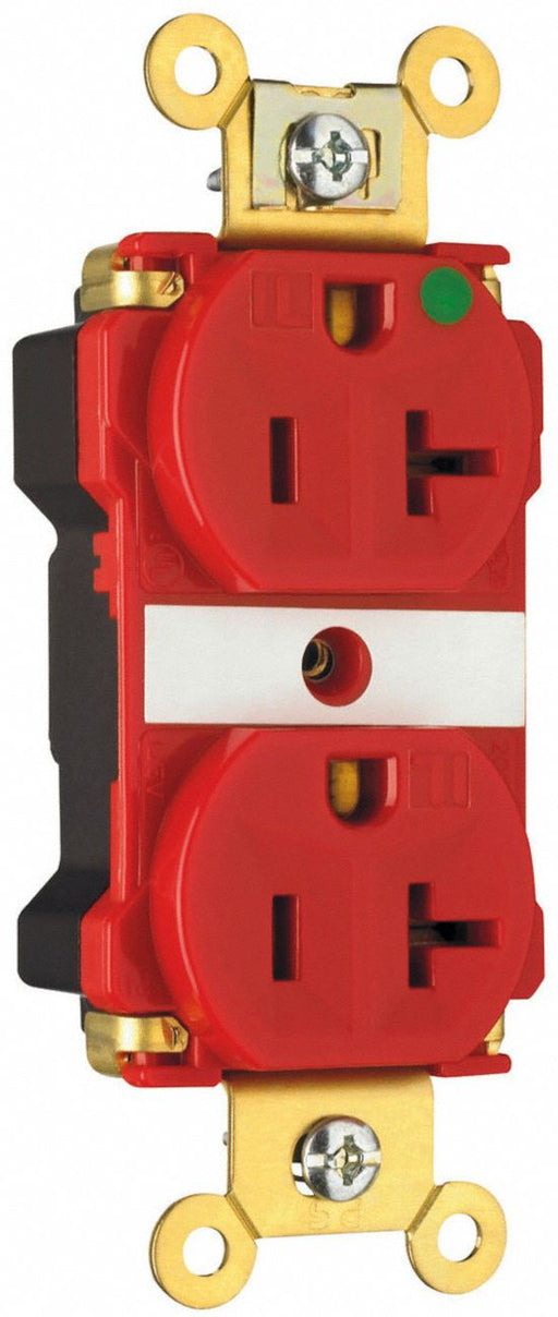 Receptacle 125V AC Red
