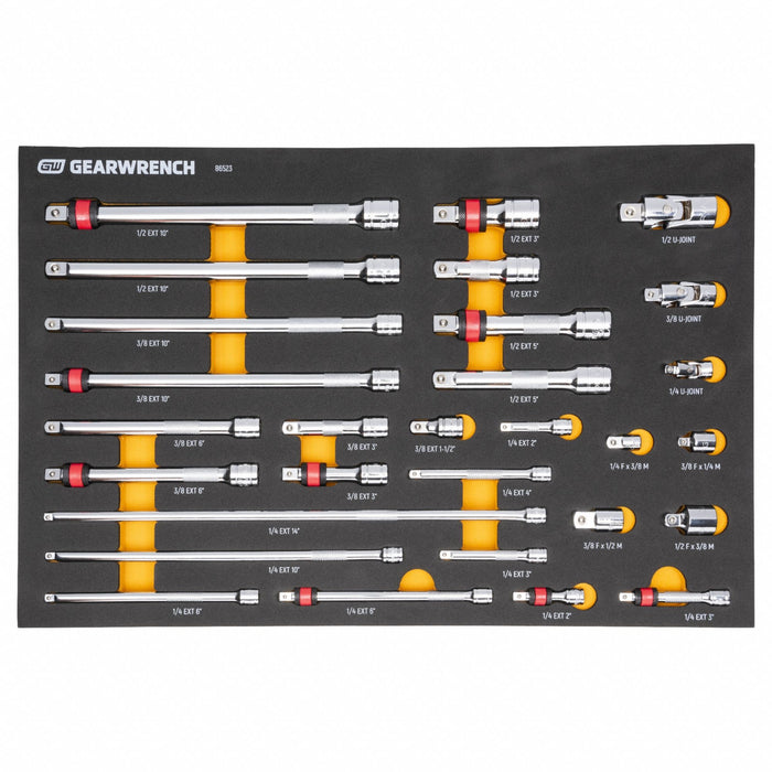 Modset 1/4 3/8 1/2 Drive Tool Set 29PC