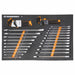Combination Wrench Set Tray Alloy Steel