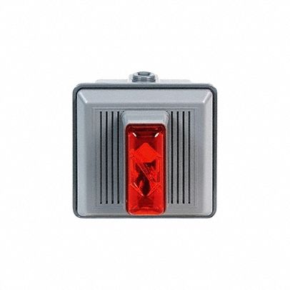 HORN/STROBE INDUSTRIAL RED