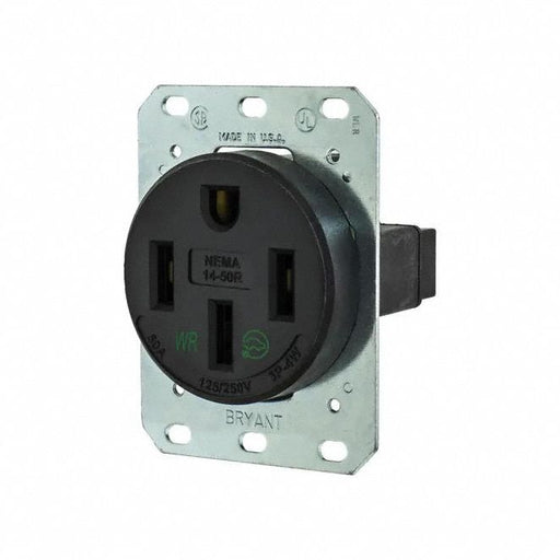 Receptacle Black 50 A 3P4W Black