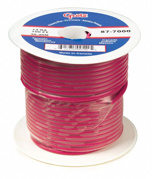 Primary Wire 16 AWG 1 Cond 100 ft Red