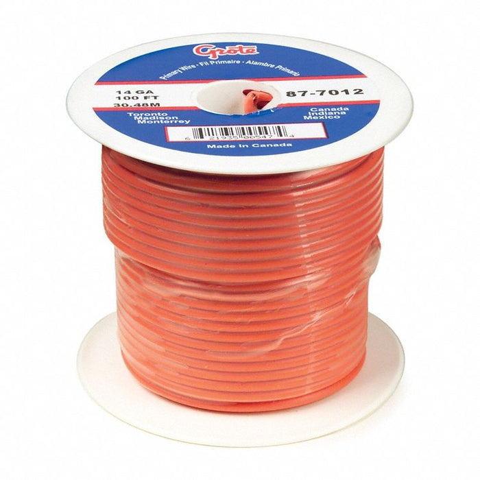 PrimaryAutomotiveWire 16AWG Orange 100ft