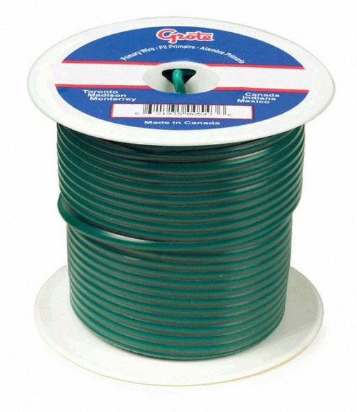 Primary Wire 18 AWG 1 Cond 100 ft Green