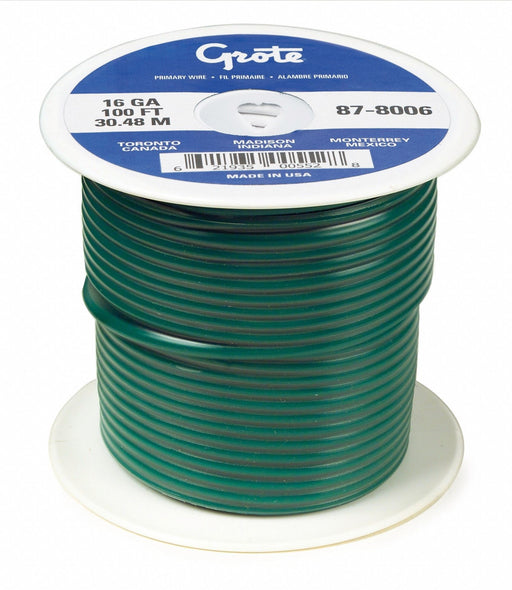 Automotive Cable 10 AWG Green 100 ft