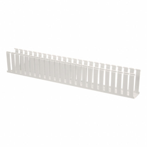 Wire Duct Wide Slot White 2.25 W x 4 D