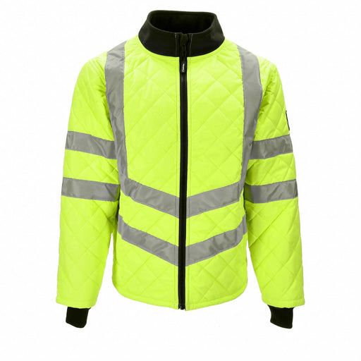 High Visibility Quilted Jacket 5XL