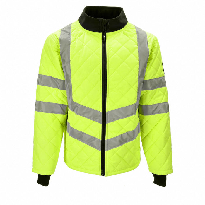 High Visibility Quilted Jacket S