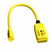 GFCI Yellow 1-1/10ft 1Outlet 12AWG