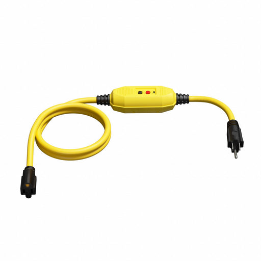 GFCI Yellow 7 ft 1 Outlet 12 AWG