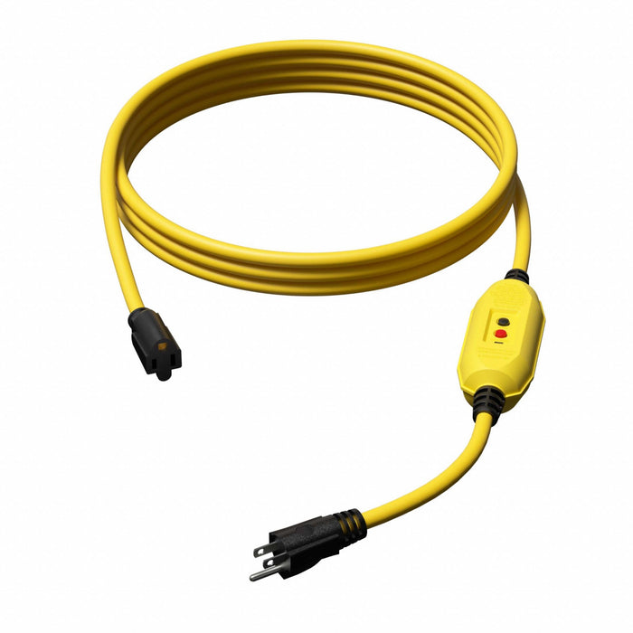 GFCI Yellow 26 ft 1 Outlet 12 AWG